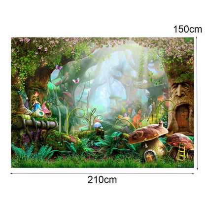 150 x 210cm Fantasy Forest Photography Background Cloth Cartoon Kids Party Decoration Backdrop(6359) -  by buy2fix | Online Shopping UK | buy2fix