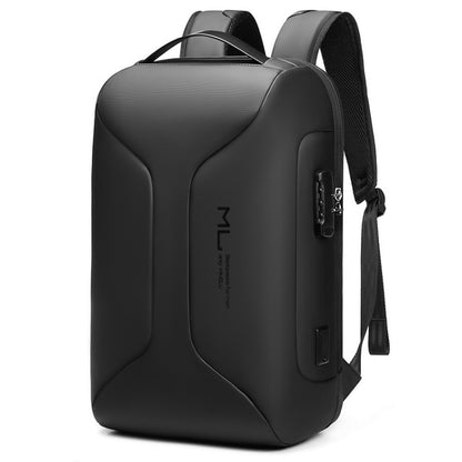 Business Large Capacity Travel Bag Multifunctional Waterproof Laptop Backpack with USB Port(Black) - Backpack by buy2fix | Online Shopping UK | buy2fix