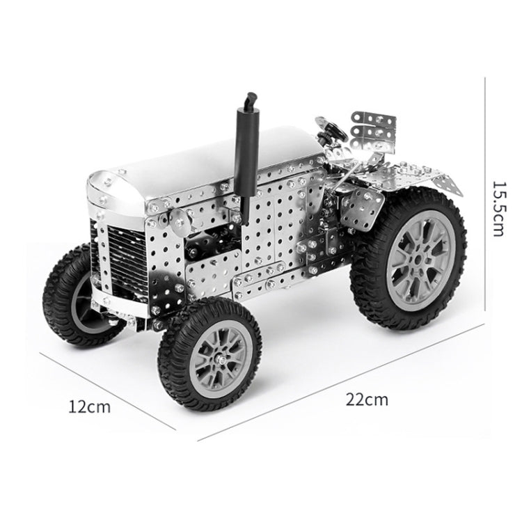 Tractor High Difficulty Building Block Adults Handmade Assembly Power Strip Linkage Mechanical Toy Metal Assembly Model - Building Blocks by buy2fix | Online Shopping UK | buy2fix