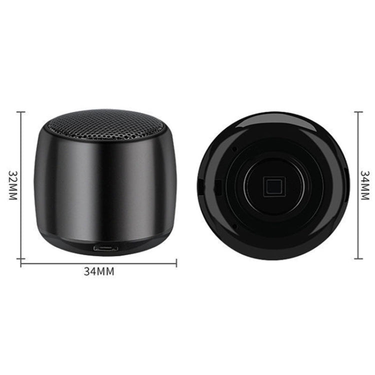 Small TWS Couplet Wireless Bluetooth Speaker Mini Smart Noise Reduction Waterproof Speaker(Black) - Mini Speaker by buy2fix | Online Shopping UK | buy2fix