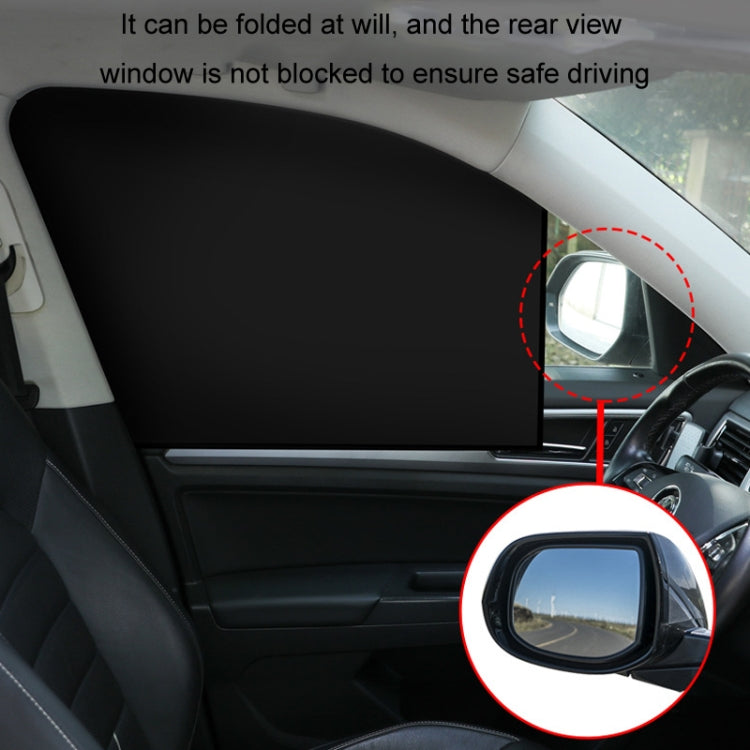 Heat-insulating Opaque Vinyl Coated Magnetic Car Curtains, Style: Full Blackout Principal Drive - Window Foils & Solar Protection by buy2fix | Online Shopping UK | buy2fix