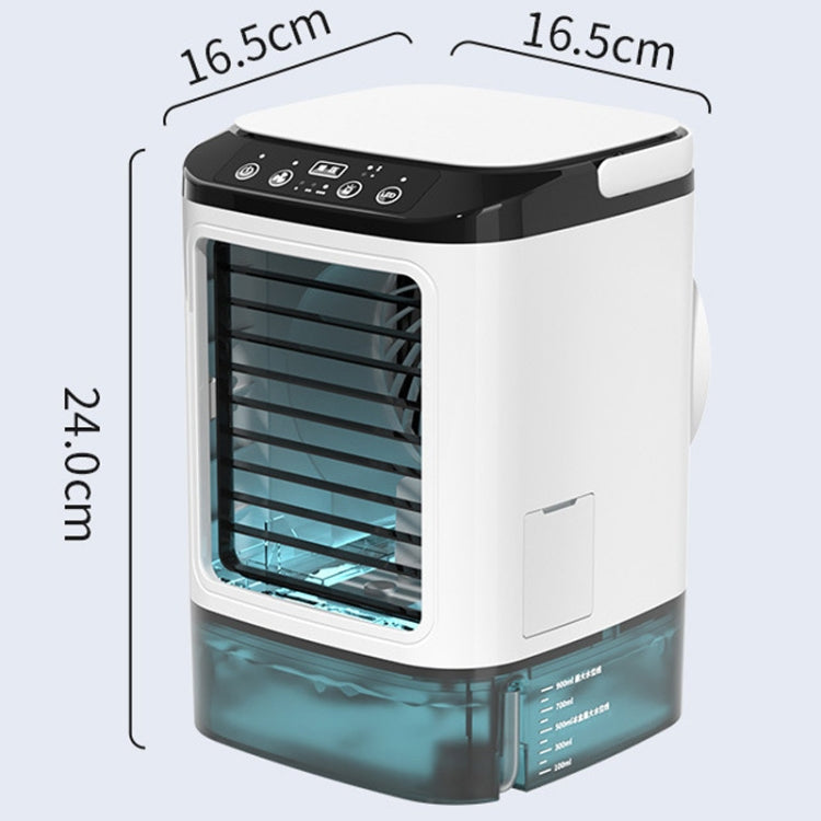 Desktop Mini Cold Air Fan Home Humidifier Dual Spray Air Conditioning Fan Without Plug - Electric Fans by buy2fix | Online Shopping UK | buy2fix