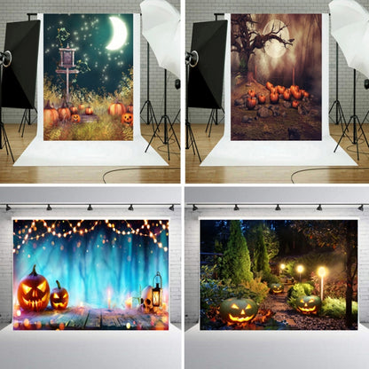 1.25x0.8m Holiday Party Photography Background Halloween Decoration Hanging Cloth, Style: WS-166 - Cartoon by buy2fix | Online Shopping UK | buy2fix