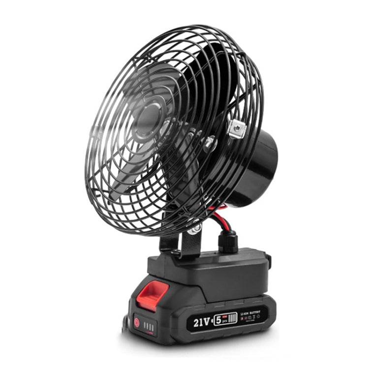 HILDA Portable Powerful Fan Outdoor Hair Dryer, With US Plug Adaptor, Style: 6 inch With 1 Battery(3000mAh) - Electric Fans by HILDA | Online Shopping UK | buy2fix