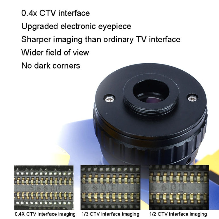 MECHANIC MC-75TimatX Trinocular Stereo Microscope Industrial Grade Can Connect To HD Display - Digital Microscope by MECHANIC | Online Shopping UK | buy2fix