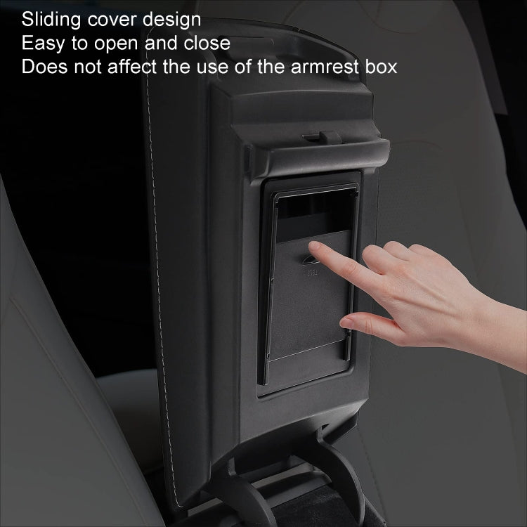 For Tesla Model Y / 3  Armrest Hidden Storage Box Central Control Storage Box - Stowing Tidying by buy2fix | Online Shopping UK | buy2fix