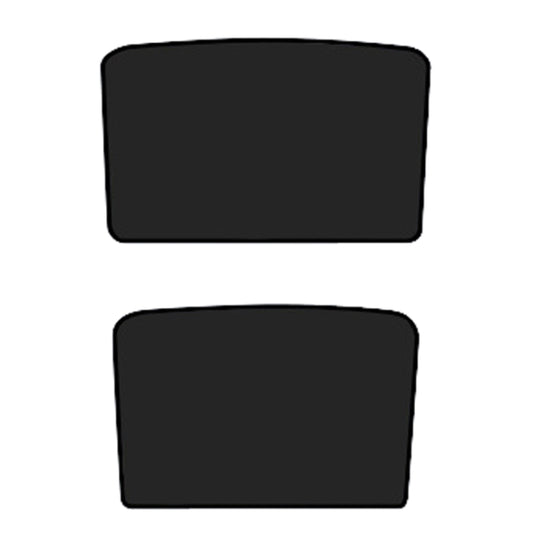 2pcs /Set For Tesla Model Y Ice Crystal Sunshade Car Roof Front And Rear Sunroof Shade(Black) - Window Foils & Solar Protection by buy2fix | Online Shopping UK | buy2fix