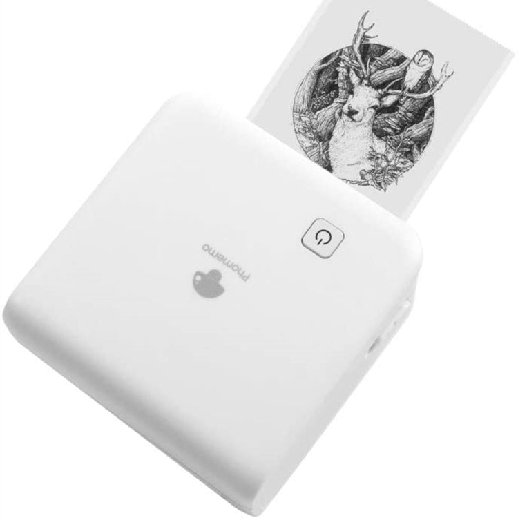 Phomemo M02 PRO Pocket Mini Small Portable Bluetooth Wrong Thermal Tag Printer(White) - Printer by Phomemo | Online Shopping UK | buy2fix