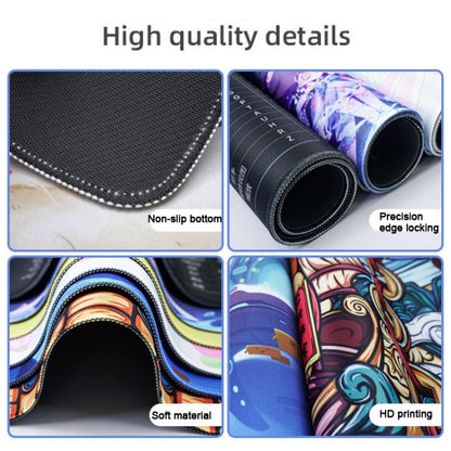 Large Abstract Mouse Pad Gamer Office Computer Desk Mat, Size: 300 x 600 x 2mm(Abstract Fluid 1) - Mouse Pads by buy2fix | Online Shopping UK | buy2fix