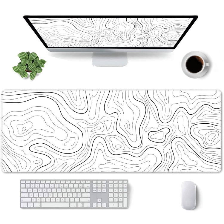 Large Abstract Mouse Pad Gamer Office Computer Desk Mat, Size: 300 x 800 x 2mm(Abstract Fluid 1) - Mouse Pads by buy2fix | Online Shopping UK | buy2fix