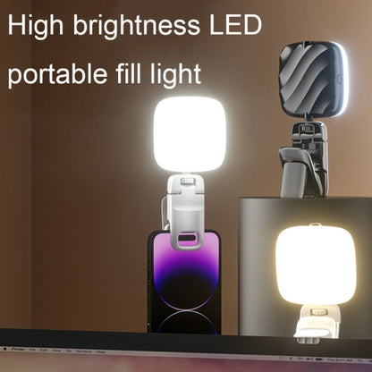 LED Mobile Phone Live Beauty Fill Light USB Charging Camera Pocket Light(Black) - Selfie Light by buy2fix | Online Shopping UK | buy2fix