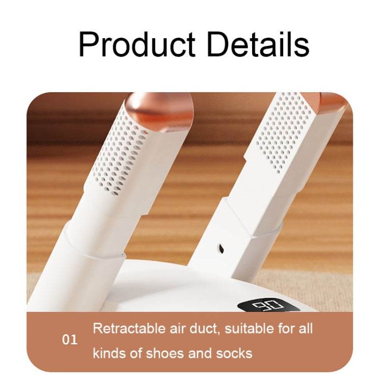 YM-102 Smart Home Timing UV Purple Light Sterilization and Deodorization Dryer Portable Shoe Dryer(US Plug) - Dryers & Accessories by buy2fix | Online Shopping UK | buy2fix