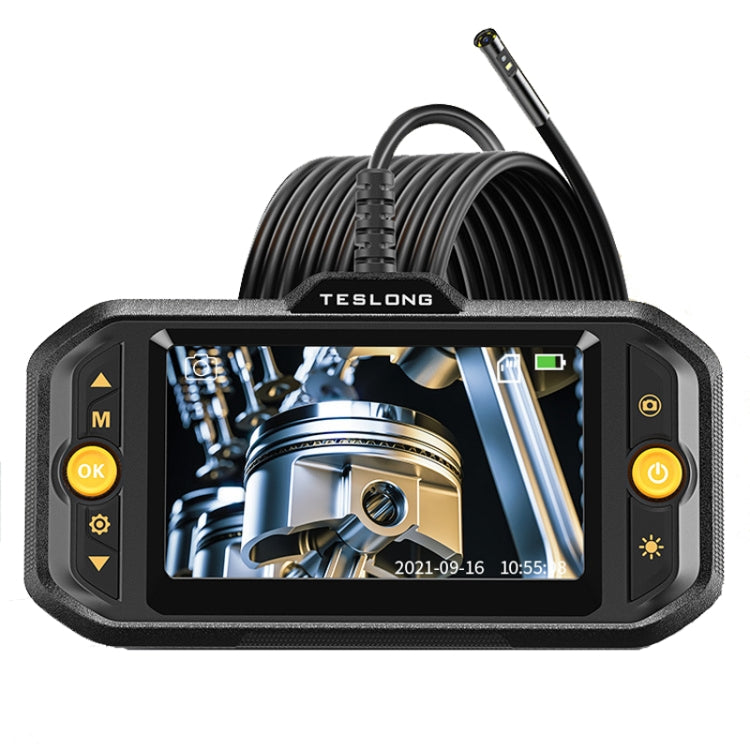 Teslong TS43S HD Camera Probe 4.3 Inch Screen All-In-One Industrial Borescope Auto Repair Tools, Specification: 5.5mm Single Lens -  by Teslong | Online Shopping UK | buy2fix