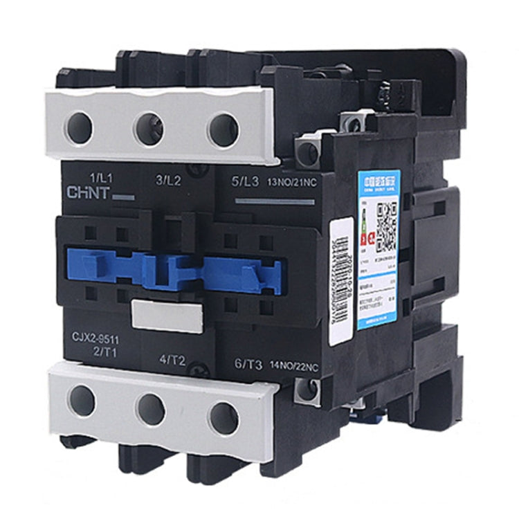 CHNT CJX2-9511 95A 220V Silver Alloy Contacts Multi-Purpose Single-Phase AC Contactor - Relays by CHNT | Online Shopping UK | buy2fix