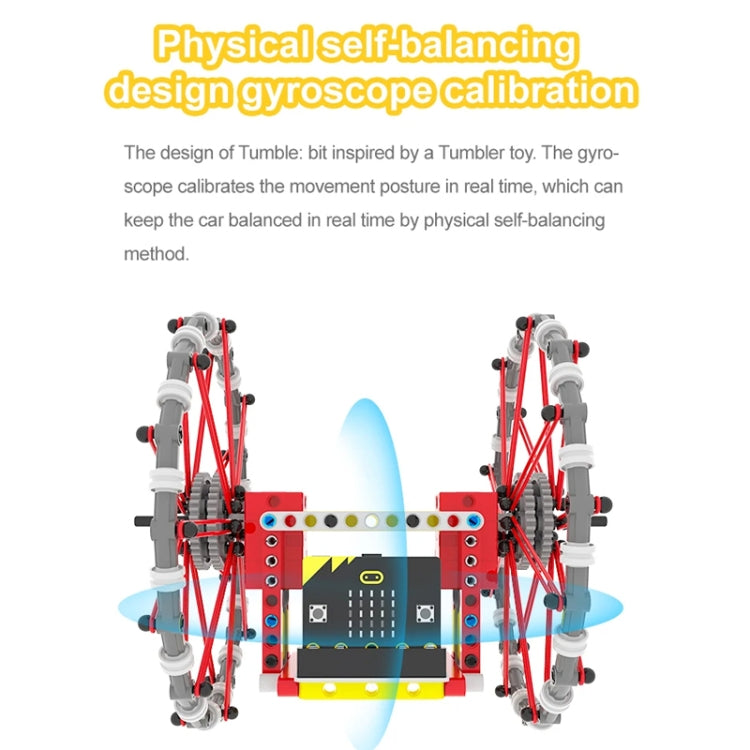 Yahboom Micro: Bit Self-Balancing Block Building Programmable APP Control Robot Kit, Spec: Tumblebit Superbit - Components Kits by Yahboom | Online Shopping UK | buy2fix