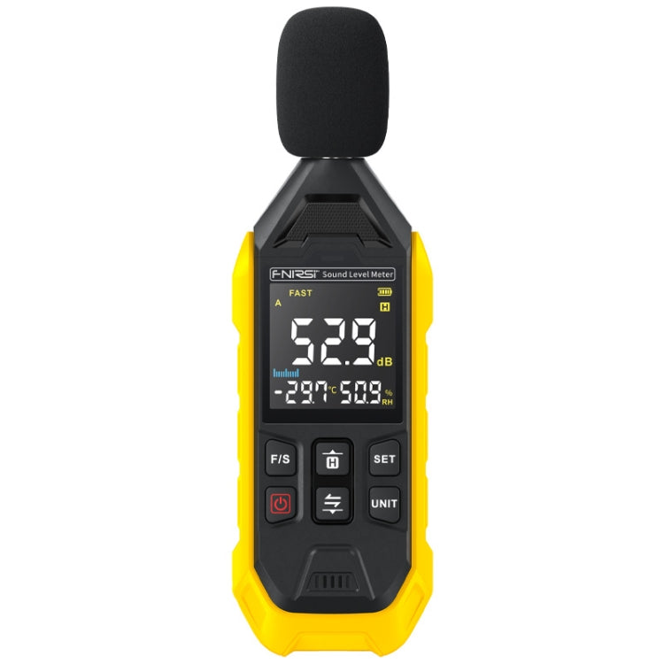 FNIRSI Noise Decibel Meter Home Volume Detector(Yellow) - Light & Sound Meter by FNIRSI | Online Shopping UK | buy2fix