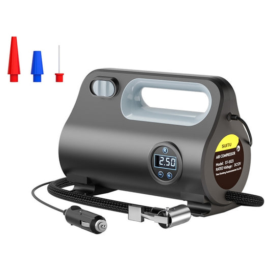 SUITU ST-5523 Vehicle Portable Pneumatic Pump With Cable Powerful Automobile Tire Inflator, Model: Digital - Inflatable Pump by SUITU | Online Shopping UK | buy2fix