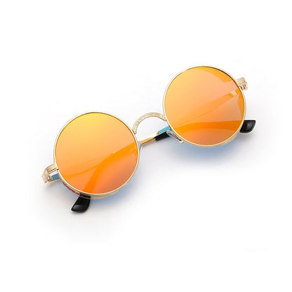 Retro Carved Round Sunglasses - Sunglasses by buy2fix | Online Shopping UK | buy2fix