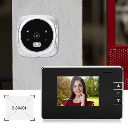 2.8Y 2.8 inch Screen 0.3MP Security Camera Peephole Viewer Digital Peephole Door Bell - Security by buy2fix | Online Shopping UK | buy2fix