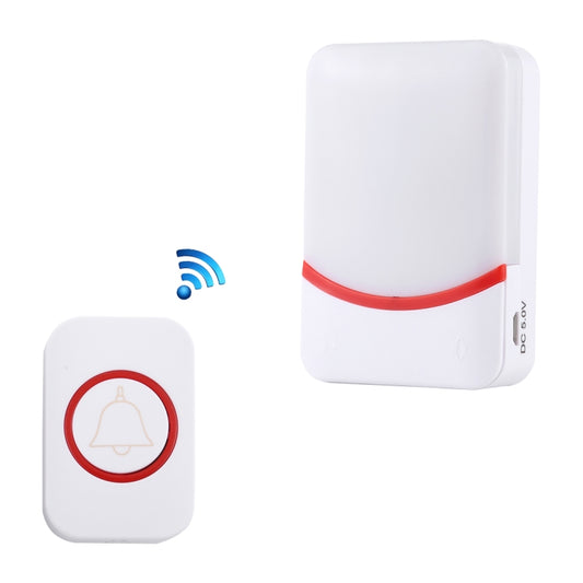 CMF1188 Home Music Remote Control Wireless Doorbell with 38 Ringtones & Colorful Flashing Lights + Ringtones / Ringtones / Colorful Flashing Lights 3-Modes (White) - Security by buy2fix | Online Shopping UK | buy2fix