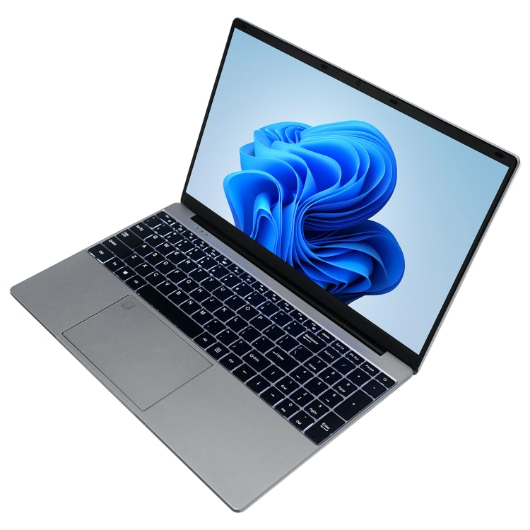 HONGSAMDE HSD1509 Notebook, 15.6 inch, 16GB+256GB, Windows 11 Intel Celeron N5095 Quad Core, Support TF Card & WiFi & BT & HDMI, US Plug (Silver Grey) - HONGSAMDE by Hongsamde | Online Shopping UK | buy2fix