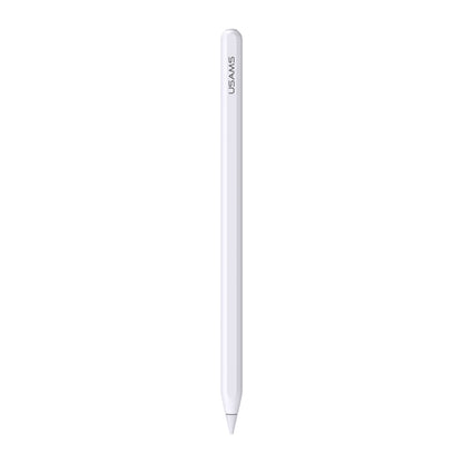 USAMS US-ZB254 Magnetic Wireless Charging Capacitive Stylus Pen (White) - Pencil Accessories by USAMS | Online Shopping UK | buy2fix