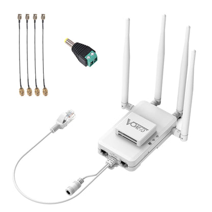 VONETS VAR1200-H 1200Mbps Wireless Bridge External Antenna Dual-Band WiFi Repeater, With 4 Antennas + DC Adapter Set - Wireless Routers by VONETS | Online Shopping UK | buy2fix