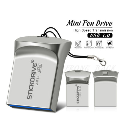 STICKDRIVE 128GB USB 3.0 High Speed Creative Metal U Disk - USB Flash Drives by STICKDRIVE | Online Shopping UK | buy2fix